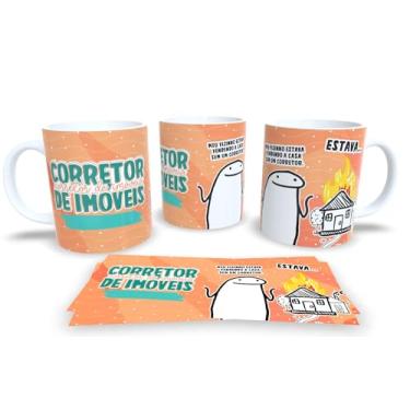 Imagem de Caneca Profissões em Porcelana – Várias Carreiras Personalizado (Corretor de Imoveis)