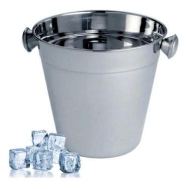 Imagem de Balde De Gelo Inox Champagne Champanheira - Abelhinha Presentes, Prate