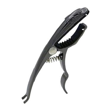 Imagem de Generic Capotraste de guitarra em formato de leopardo, acessório para guitarra, durabilidade, prático, liga de zinco, mola, capotraste, Preto