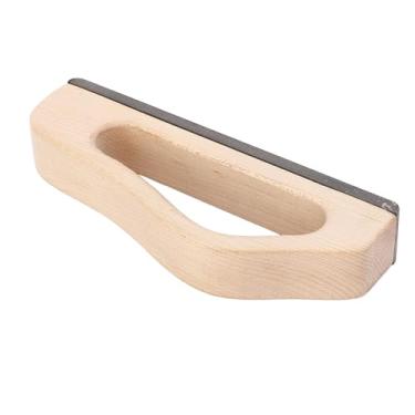Imagem de Acouto Arquivo de Curativo FRET de Nivelador de Guitarra - Maple Wood e Ferramenta de Aço Carbono para Chanfro Preciso, Portátil e Versátil para Instrumentos de Cordas