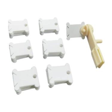 Imagem de Lilihuimaoyi 300 Peças de Carretéis de Linha com Manivela E Organizador de Linha de Bobina para Linha de Pesca, Linha de Algodão de Costura