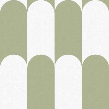 Imagem de Papel De Parede Botany House Yin Yang Verde 15555