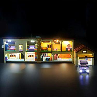 Imagem de GEAMENT Kit De Iluminação Led Compatível Com A Casa Lego The Simpsons - Conjunto Para O Modelo Construção 71006 (Modelo Não Incluído)