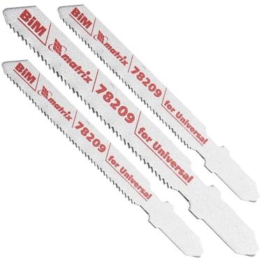 Imagem de Jogo de Lâminas para Serra Tico-Tico em Aço Carbono 55 x 1,2 mm T118AF 3 Peças - 782099...