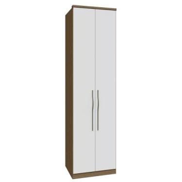 Imagem de Guarda Roupa Modulado 02 Portas com Prateleiras 234cm Setiba - Móveis 