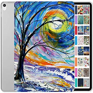 Imagem de DuraSafe Cases Para iPad Air 3ª geração 10,5 polegadas 2017/2019 [PRO 10.5 Air 3] A1701 A1709 A1852 A2152 A2123 A2153 A2154 Capa transparente protetora TPU flexível absorvente de choque - emblema