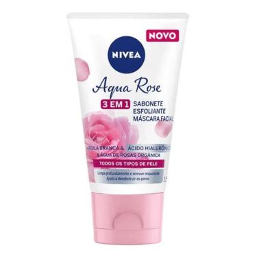Imagem de Sabonete Liquido Facial Nívea Argila Aqua Rose 3 Em 1 150ml