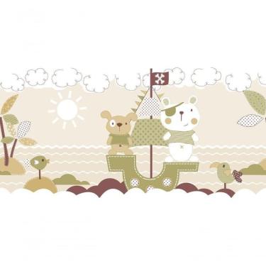 Imagem de Faixa De Parede Favola 3297 Italy - Tam 5m X 26cm (c X A)