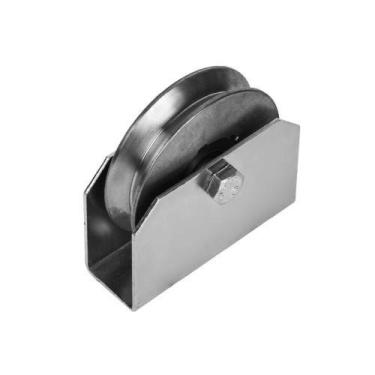 Imagem de Roldana Ferro Maciça 90 Tipo V (Cantoneira) 90 - Caixa Fechada Aço - F