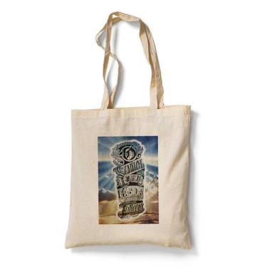 Imagem de Ecobag Bolsa Sacola Tema Frase O Senhor é Meu Pastor - Premium