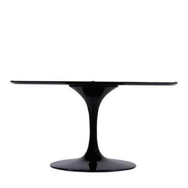 Imagem de Base De Mesa De Jantar Saarinen Oval Para Tampo De 244x137 Cm Preta - 