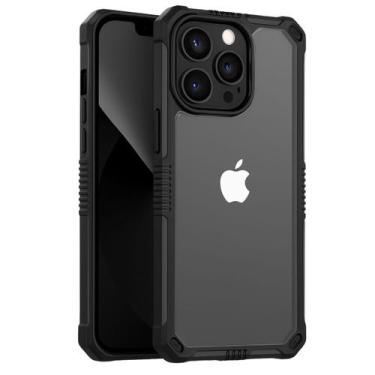 Imagem de Capa Capinha Case Para iPhone 14 Pro Max 15 15 Pro Transparente de Alt