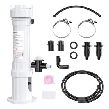 Imagem de YOZYU Alimentador automático de cloro/bromo de 300 piscinas atualizado 2025 compatível com o clorador Pentair Rainbow 300, clorador de piscina R171016 de substituição para várias piscinas off-line e