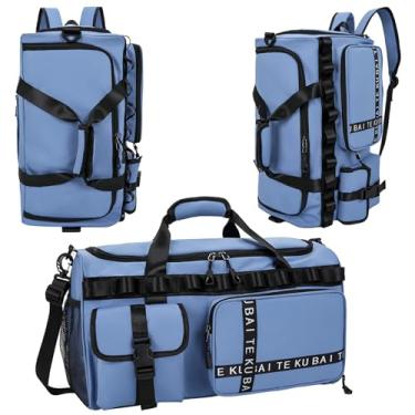 Imagem de Mochila Masculina Dobrável para Viagem com Compartimento para Sapatos — Impermeável, Leve e com Alças Ajustáveis, Ideal para Homens e Mulheres