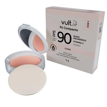 Imagem de Pó Compacto Vult Ácido Hialurônico FPS 90 6g - Cor 01 (Claro