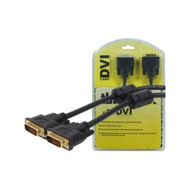 Imagem de Cabo De Áudio E Vídeo Dvi Preto 1.80M 70100 - Tblack