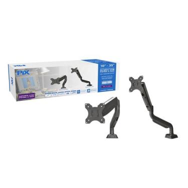 Imagem de Suporte Monitor Articulado Mesa c/ Pistão 10" à 35" PX-F80M Led LCD - 