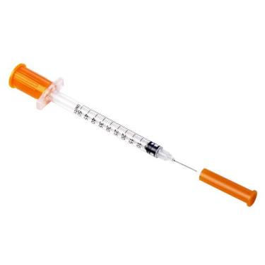 Imagem de Seringa LZHNB 1/2 ml/CC 29G com agulha de 12,7 mm (pacote com 100)