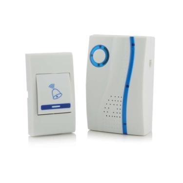 Imagem de Campainha Residencial Sem Fio, Wireless, 50 a 100m, 32 Toques, Fácil de Instalar, Led, Longo Alcance, Eletronica, Prova D'agua, Original-Bivolt