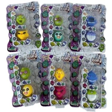 Imagem de 2 Figuras Sortidas da Splats Head Que Esticam Surpresa 5cm - 004301 Su