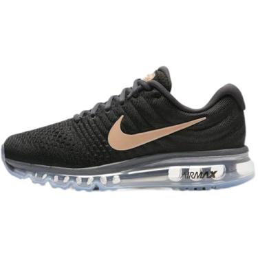 Imagem de Nike Sapatos de ginástica femininos, Preto/vermelho metálico/bronze, 34