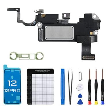 Imagem de DGSCSMY Para Iphone 12 Fone De Ouvido Substituição Alto-Falante Frontal Oem Pro Módulo Reparo Com Sensor Proximidade Conector Luz Ambiente Kit Ferramentas A2172 A2402 A2403 A2404