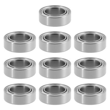 Imagem de Briny River 10 peças de rolamentos de esferas em miniatura rolamentos de esferas profundas MR106 ZZ para controle remoto de carro de brinquedo 6 x 10 x 3 mm
