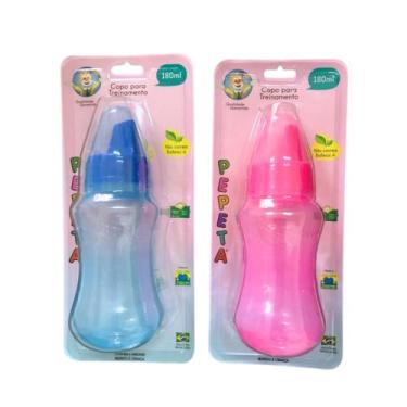Imagem de Copo para treinamento 180ml infantil transição (1031) - pepeta, Rosa