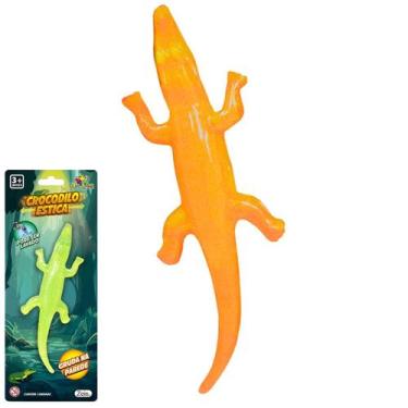 Imagem de Crocodilo Estica Gruda na Parede Elástico e Macio Novidade - Zein, Lar