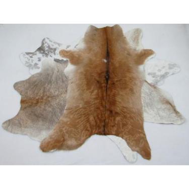 Imagem de Pele Bovina Natural Em Couro Natural Para Decoração - Couros Allas, 80
