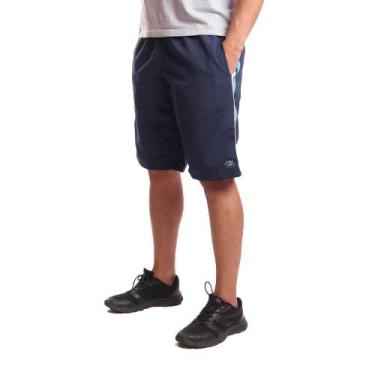 Imagem de Bermuda Tactel OX SILVER com Bolso Frente e Costa - OxSilver, M, Azul,