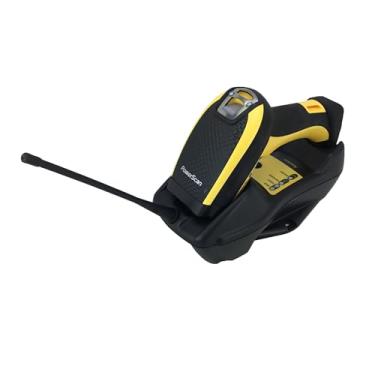 Imagem de Generic Datal○gic PowerScan PBT9100 Scanner de código de barras robusto omnidirecional portátil Bluetooth sem fio (imagem linear, várias interfaces, Bluetooth, curto alcance, IP65), inclui suporte e