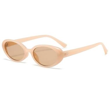 Imagem de Óculos de sol Breaksun Retro Oval 90s Vintage UV400 para mulheres/home