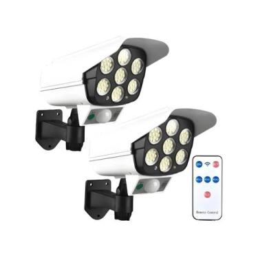 Imagem de Refletor LED solar externo X2 150W com sensor de movimento - Lightbek 
