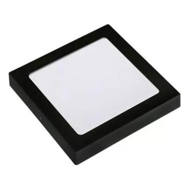 Imagem de Painel Led Avant Quadrado Sobrepor 18w 6500k Bivolt Preto