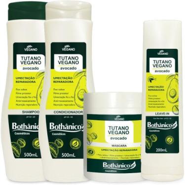 Imagem de Kit Tutano Vegano Avocado Shampoo + Condicionador + Máscara 500ml + Le