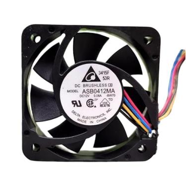 Imagem de Para Delta ASB0412MA Cooler DC12V 0,08A 40 * 40 * 10 mm Quatro Pinos 4010 4 CM Ventilador Sem Escova CC Quadrado