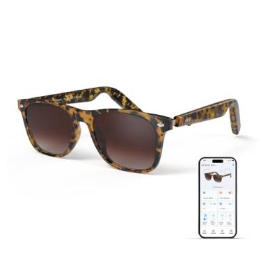 Imagem de Óculos AI para homens e mulheres, óculos inteligentes com tecnologia ChatGPT, tradução em tempo real com IA em 147 idiomas, reprodução de música 11H, óculos de sol Bluetooth com lentes polarizadas