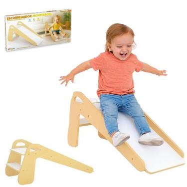 Imagem de Escorregador Infantil Montessori Bebe Resistente Oferta +18m - Junges