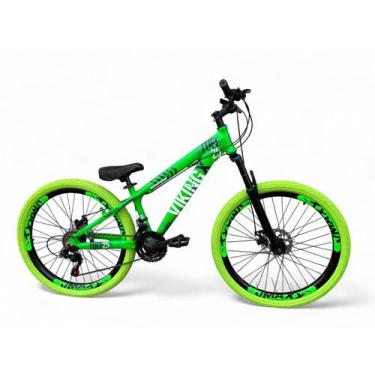 Imagem de Bicicleta Aro 26 Vikingx Tuff Freeride Câmbios Shimano 21v Rodas Vmaxx