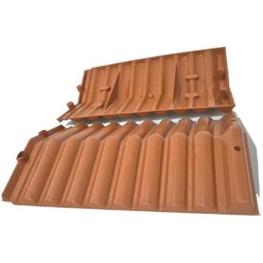 Imagem de Capa Muro Rufo Plástico kit 09un - Tamanho 33cm x 20cm - Boorabora Mod