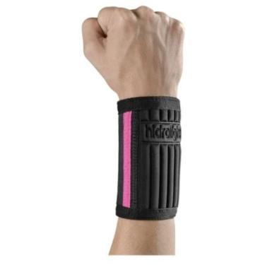 Imagem de Munhequeira Cross Training Ajust Rosa/Preta Par Hidrolight