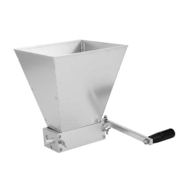 Imagem de Bothyi Moinho de grãos manual, ferramenta de cozinha ajustável, de malte doméstico, moinho de rolo para bar de cerveja caseira, equipamento faça