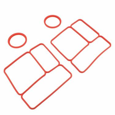 Imagem de aqxreight 2 Pacote de Pacote de Silicone Vedação Junta para Omiebox Aeronave de Alça de Alça de Alça Substituição Lanchone (vermelho)