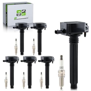 Imagem de partszen Bobina de ignição UF648 97390 vela de ignição 3,6L para Dodge Charger Journey Durango para Chrysler Town & Country 200 300 para Jeep Wrangler Cherokee para RAM ProMaster C/V CV para VW Routan