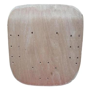 Imagem de Assento Madeira para Cadeira Diretor e Presidente, Pinus Tratado, 48x46, Compensado de Reflorestamento, Modelo Ergonômico