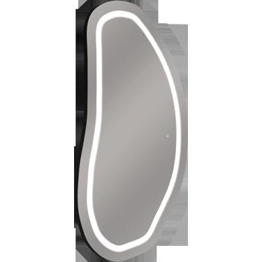 Imagem de Espelho Orgânico Jateado 72x136cm Preto Quarto Sala Banheiro