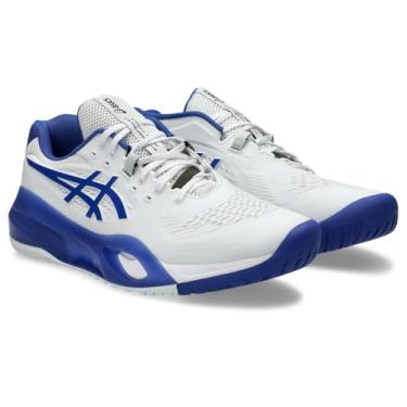 Imagem de TÊNIS ASICS GEL-RESOLUTION X (ALL COURT) MASCULINO BRANCO E AZUL (BR, Adulto, Numérico, 41)