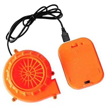 Imagem de aqxreight Mini Soprador de Ventilador de Ventilador USB Blow Up Blower Com Caixa de Bateria para Roupas Infláveis ​​de Roupas (Ventilador)