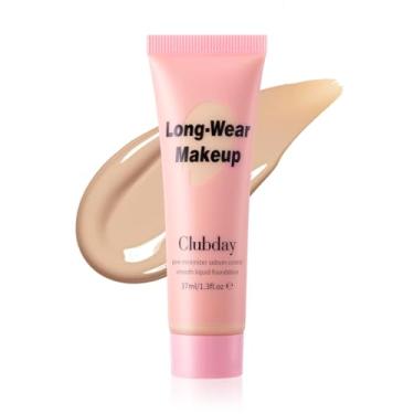 Imagem de Clubday Base líquida cobertura total longa duração Buildable Weighless Foundation Cream Active Wear Color Stay Makeup-04